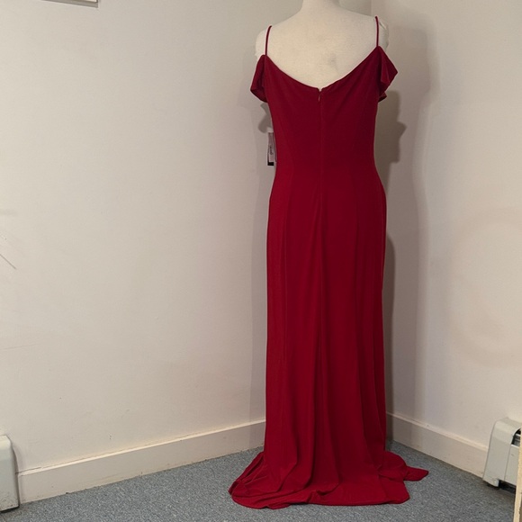 Night Way Collections Strapless Red Gown - Picture 3 of 4